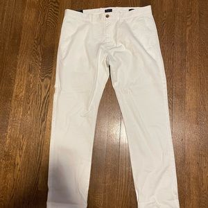 J CREW NWT WHITE PANTS 32x30 SLIM